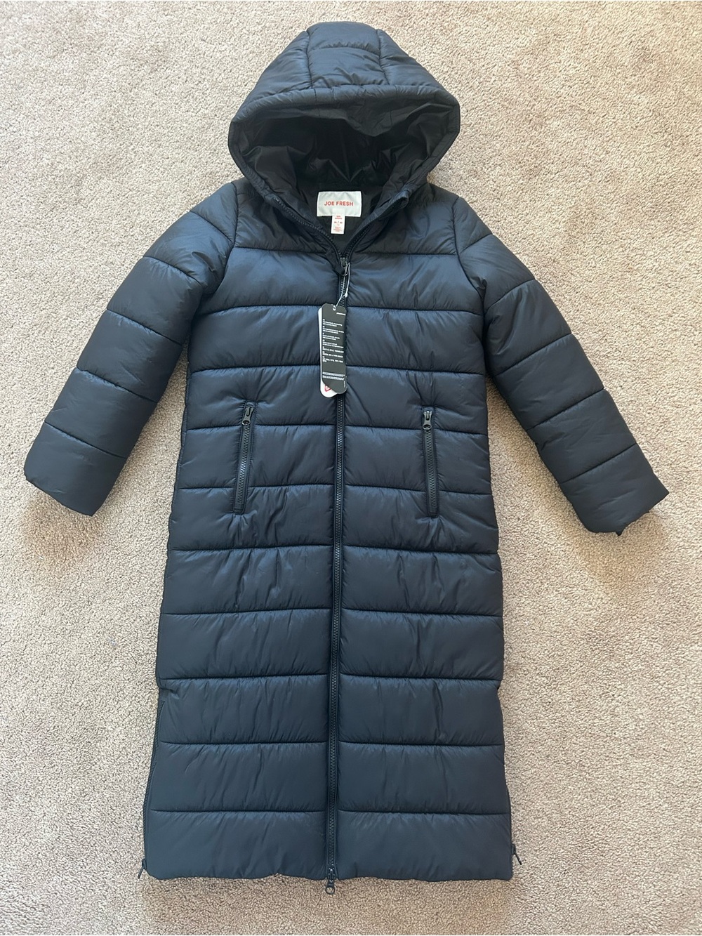 Joe Fresh Girls Puffer Coat Size 7/8 NWT